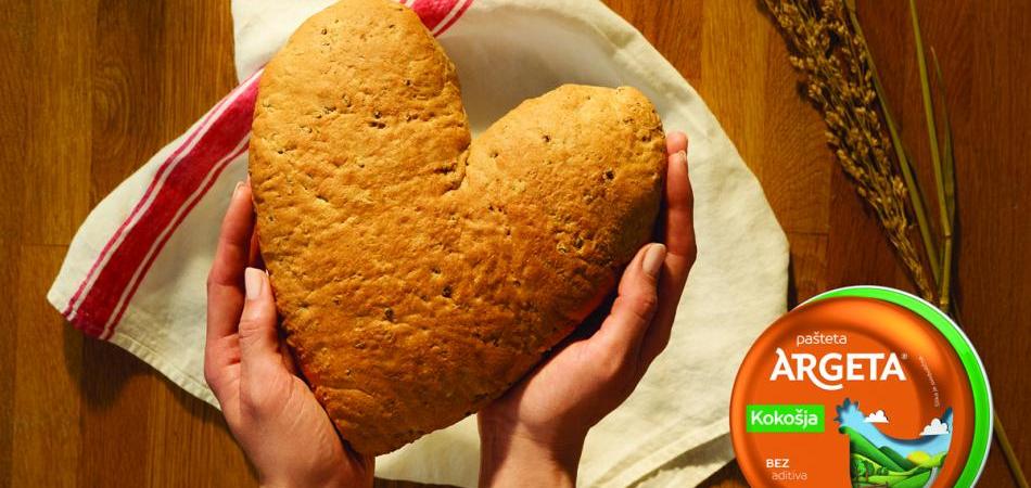 Poslužite ljubav uz Argetu i Hljeb od Srca